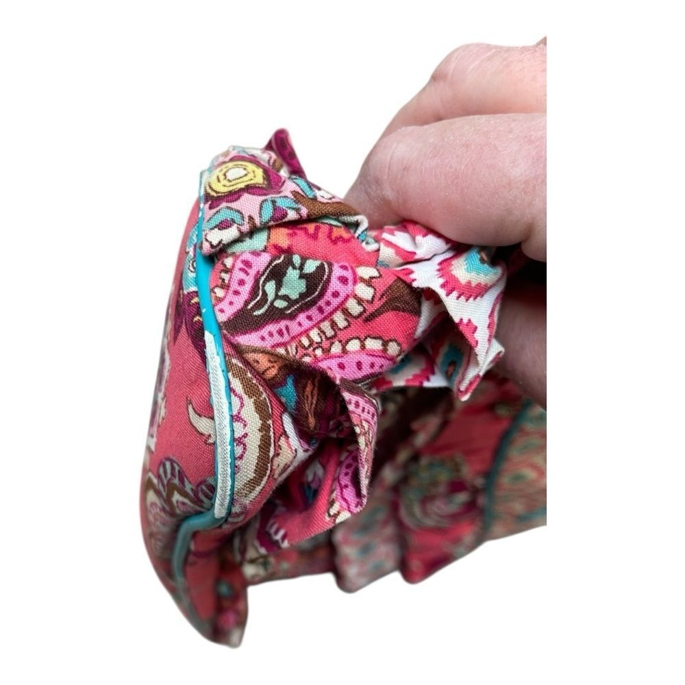 VERA BRADLEY Cha Cha Bag Hand/Shoulder Purse Floral Multicolor Pink - Picture 6 of 9
